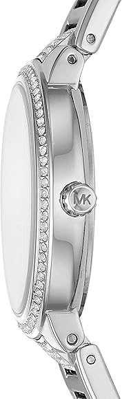 Michael Kors Gabbi Quartz Crystals Silver Dial Silver Steel Strap Watch For Women - MK3984 Buy Now By Michael Kors