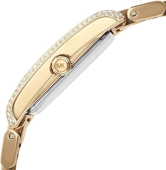 Michael Kors Emery Three-Hand Crystals Silver Dial Gold Steel Strap Watch for Women - MK4643 Buy Now By Michael Kors