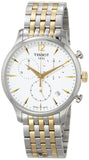 Tissot T Classic Tradition Chronograph White Dial Two Tone Steel Strap Watch For Men - T063.617.22.037.00 Buy Now By Tissot