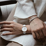 Daniel Wellington Petite Bondi White Dial White Leather Strap Watch for Women - DW00100189 Buy Now By Daniel Wellington