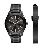 Armani Exchange Nico Analog Black Dial Black Steel Strap Watch For Men - AX7102 Buy Now By Armani Exchange