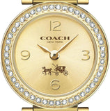 Coach Dress Crystals Gold Dial Gold Steel Strap Watch For Women - 14502202 Buy Now By Coach