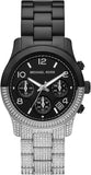 Michael Kors Runway Pavé Black Dial Two Tone Steel Strap Watch for Women - MK7433 Buy Now By Michael Kors