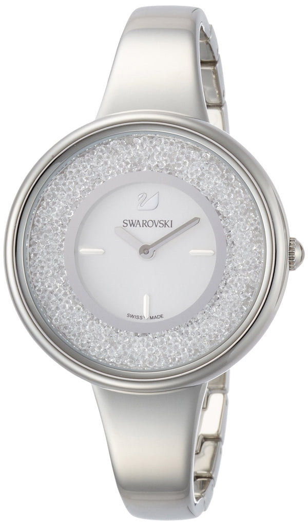 Swarovski Crystalline Pure Silver Dial Silver Steel Strap Watch for Women - 5269256 Buy Now By Swarovski