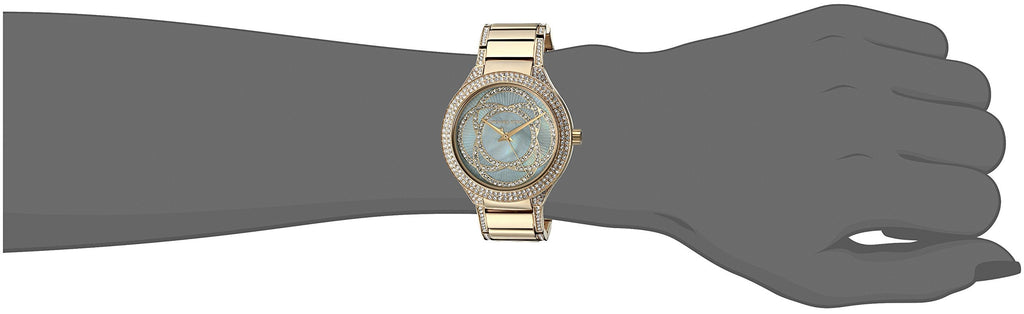 Michael Kors Kerry Mother of Pearl Dial Gold Steel Strap Watch for Women - MK3481 Buy Now By Michael Kors