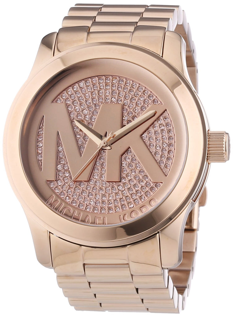 Michael Kors Runway Rose Gold Dial Rose Gold Steel Strap Watch for Women - MK5661 Buy Now By Michael Kors
