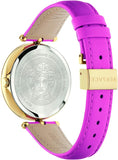 Versace Palazzo Empire Green Dial Pink Leather Strap Watch for Women - VCO150017 Buy Now By Versace