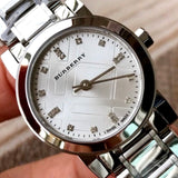 Burberry The City Silver Dial Silver Steel Strap Watch for Women - BU9213 Buy Now By Burberry
