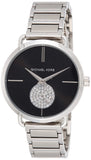 Michael Kors Portia Black Dial Silver Steel Strap Watch for Women - MK3638 Buy Now By Michael Kors