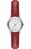 Burberry The City Silver Dial Red Strap Watch for Women - BU9232 Buy Now By Burberry