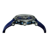 Versace Palazzo Empire Blue Dial Blue Leather Strap Watch for Men - VERD00118 Buy Now By Versace
