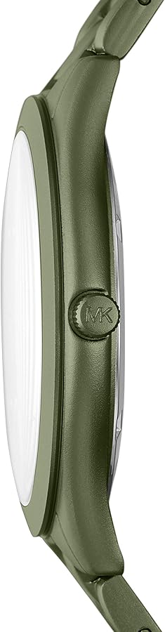 Michael Kors Slim Runway Green Dial Green Steel Strap Watch for Women - MK4526 Buy Now By Michael Kors