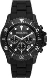 Michael Kors Everest Chronograph Black Dial Black Silicone Strap Watch For Men - MK8980 Buy Now By Michael Kors
