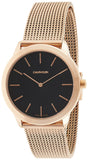 Calvin Klein Minimal Black Dial Rose Gold Mesh Bracelet Watch for Women - K3M2262Y Buy Now By Calvin Klein
