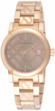 Burberry The City Rose Gold Dial Rose Gold Steel Strap Watch for Women - BU9146 Buy Now By Burberry