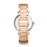 Michael Kors Parker Rose Gold Dial Rose Gold Steel Strap Watch for Women - MK5865 Buy Now By Michael Kors