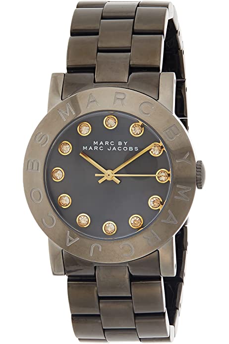 Marc Jacobs Rock Crystal Grey Dial Grey Steel Strap Watch for Women - MBM8596 Buy Now By Marc Jacobs