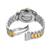 Fossil Grant Automatic Skeleton White Dial Two Tone Steel Strap Watch for Men - ME3112 Buy Now By Fossil