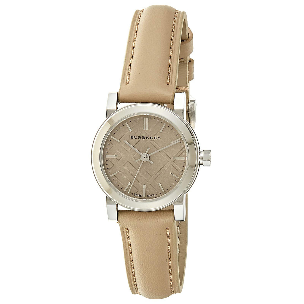 Burberry The City Beige Dial Beige Leather Strap Watch for Women - BU9207 Buy Now By Burberry