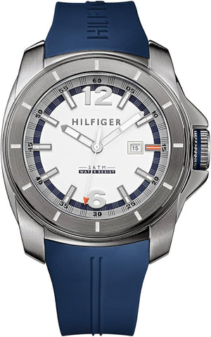 Tommy Hilfiger Windsurf White Dial Blue Rubber Strap Watch for Men - 1791113 Buy Now By Tommy Hilfiger