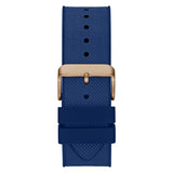 Guess Navigator Chronograph Blue Dial Blue Rubber Strap Watch for Men - GW0264G4 Buy Now By Guess