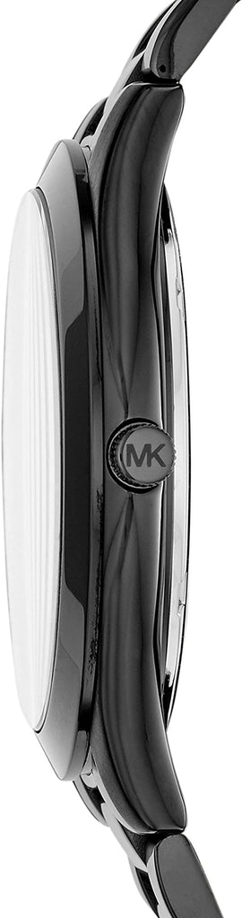 Michael Kors Slim Runway Black Dial Black Steel Strap Watch for Men - MK8507 Buy Now By Michael Kors
