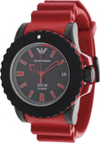 Emporio Armani Sportivo Quartz Black Dial Red Rubber Strap Watch For Men - AR6101 Buy Now By Emporio Armani