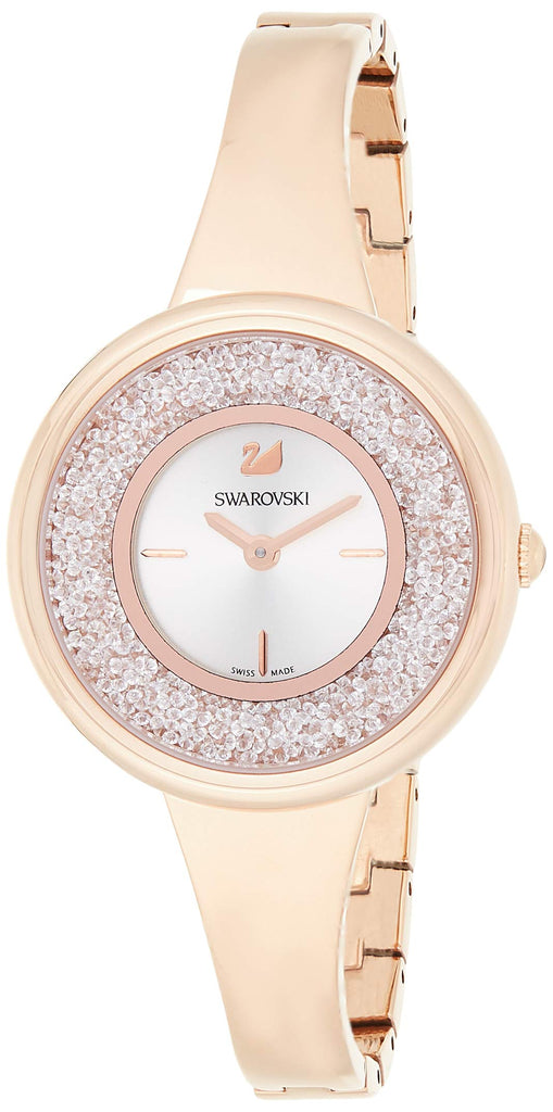 Swarovski Crystalline Bracelet White Dial Rose Gold Steel Strap Watch for Women - 5269250 Buy Now By Swarovski