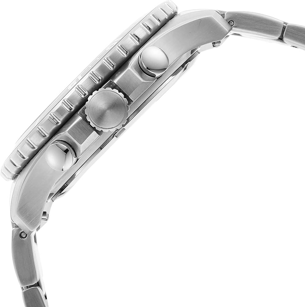 Fossil FB-03 Chronograph Black Dial Silver Steel Strap Watch for Men - FS5725 Buy Now By Fossil