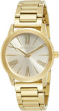 Michael Kors Hartman Quartz Gold Dial Gold Steel Strap Watch For Women - MK3490 Buy Now By Michael Kors