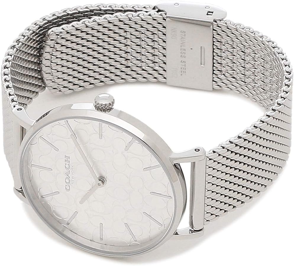 Coach Perry Quartz Silver Dial Silver Mesh Bracelet Watch for Women - 14503384 Buy Now By Coach