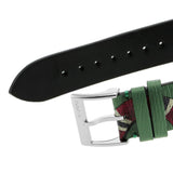 Gucci G Timeless Le Marche Des Merveilles Green Dial Green Leather Strap Watch for Women - YA1264081 Buy Now By Gucci