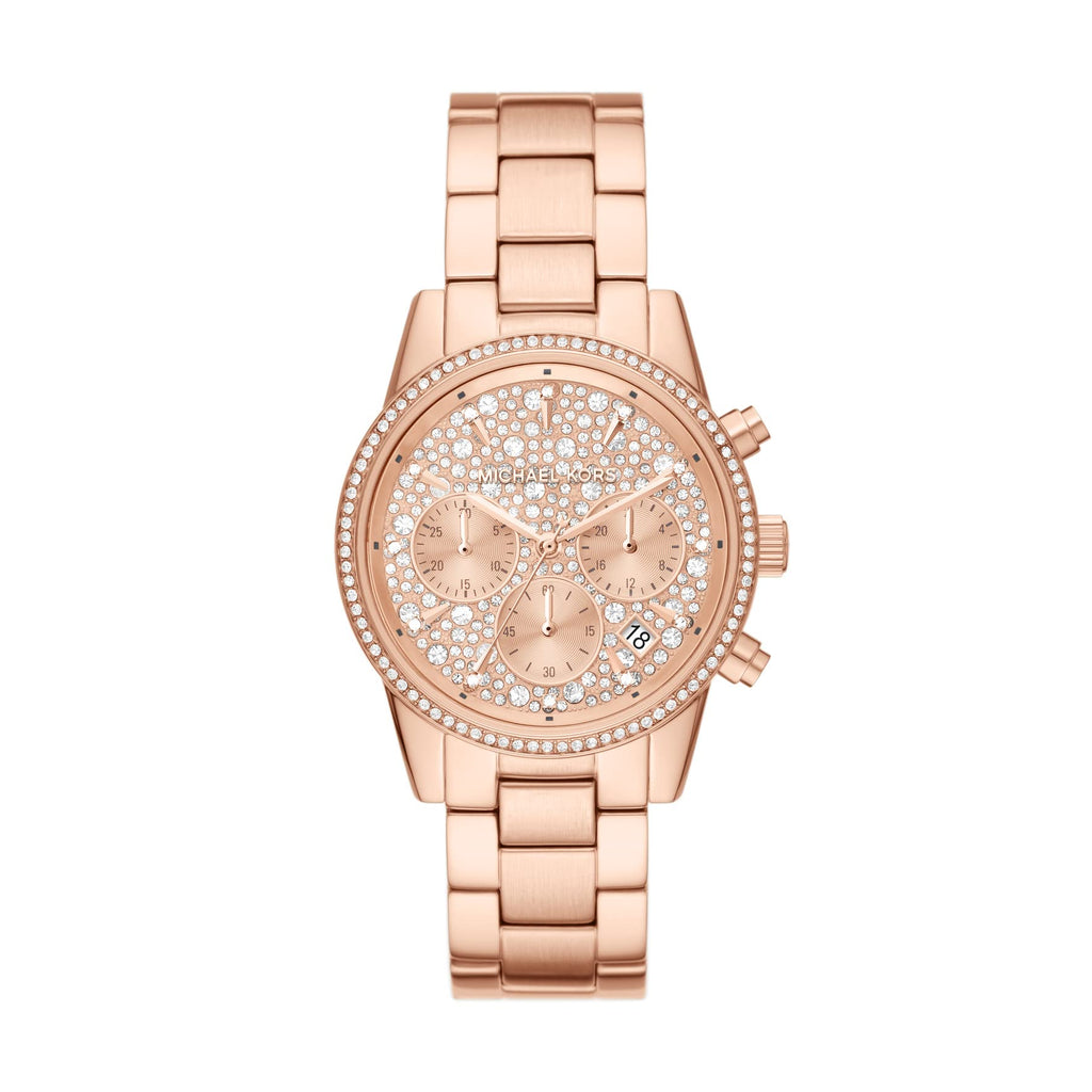 Michael Kors Blair Rose Gold Dial Rose Gold Steel Strap Watch for Women - MK5263 Buy Now By Michael Kors