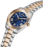 Guess Connoisseur Quartz Blue Dial Two Tone Steel Strap Watch For Men - GW0265G12 Buy Now By Guess