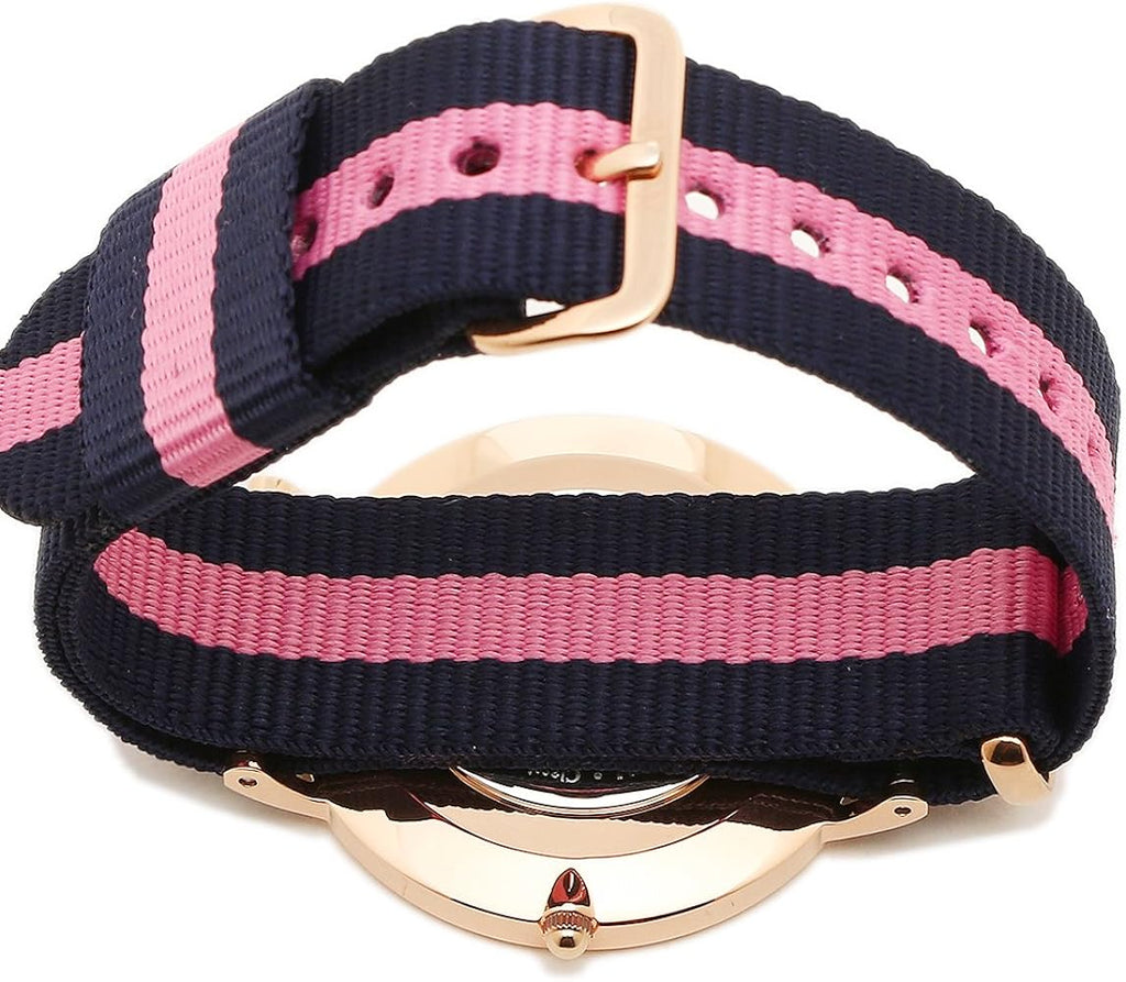 Daniel Wellington Classic Winchester White Dial Three Tone Nylon Strap Watch For Women - DW00100033 Buy Now By Daniel Wellington