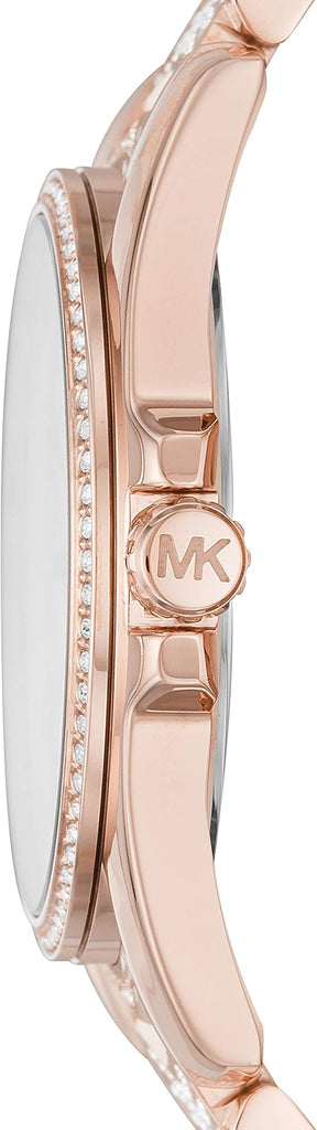 Michael Kors Runway Mother of Pearl Dial Rose Gold Steel Strap Watch For Women - MK6856 Buy Now By Michael Kors