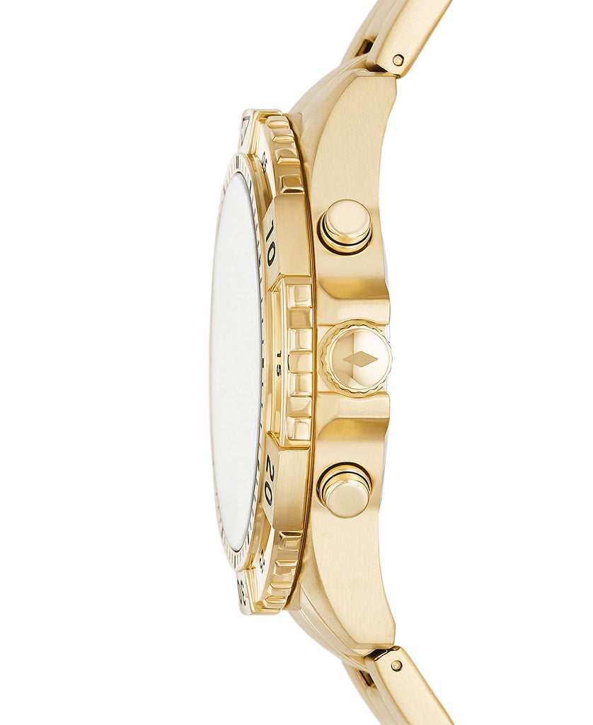 Fossil Garrett Chronograph Gold Dial Gold Steel Strap Watch for Men - FS5772 Buy Now By Fossil