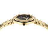 Versace Greca Moonphase Quartz Black Dial Gold Steel Strap Watch for Men - VE7G00323 Buy Now By Versace