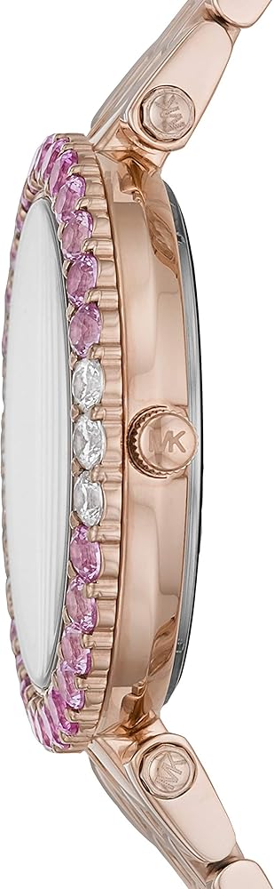 Michael Kors Darci Pave Silver Dial Rose Gold Steel Strap Watch For Women - MK4517 Buy Now By Michael Kors