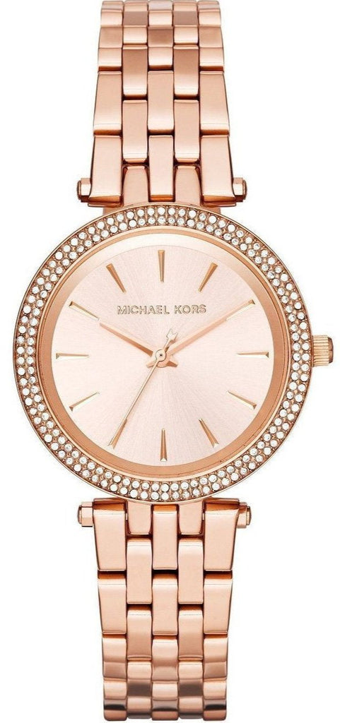 Michael Kors Darci Rose Gold Dial Rose Gold Steel Strap Watch for Women - MK3431 Buy Now By Michael Kors