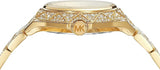 Michael Kors Raquel Three Hand Crystals Gold Dial Gold Steel Strap Watch For Women - MK7398 Buy Now By Michael Kors