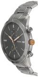 Fossil Townsman Chronograph Grey Dial Silver Steel Strap Watch for Men - FS5407 Buy Now By Fossil