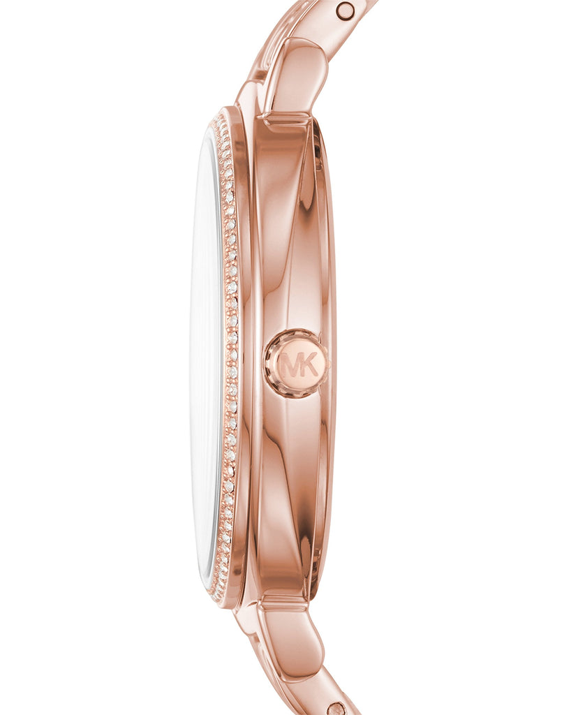 Michael Kors Cinthia Mother of Pearl Rose Gold Dial Rose Gold Steel Strap Watch for Women - MK3643 Buy Now By Michael Kors