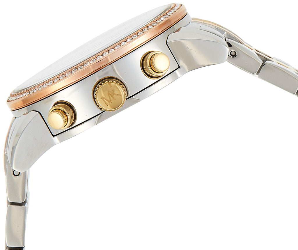 Michael Kors Ritz White Dial Two Tone Steel Strap Watch for Women - MK5650 Buy Now By Michael Kors
