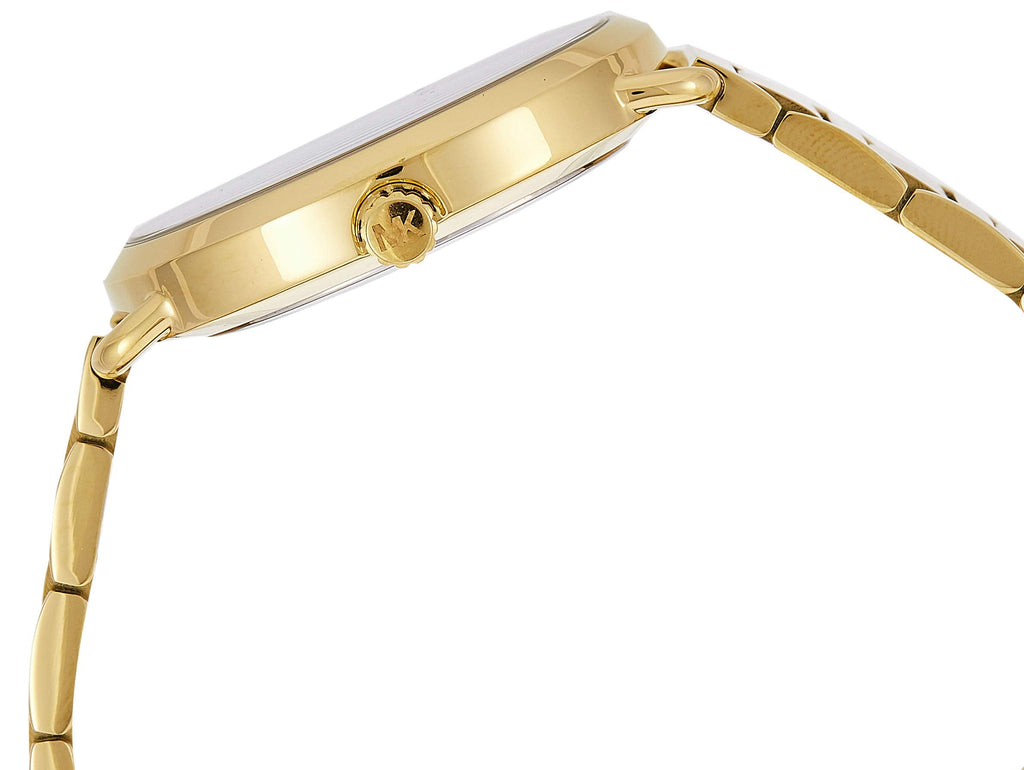 Michael Kors Portia Black Dial Gold Steel Strap Watch for Women - MK3788 Buy Now By Michael Kors