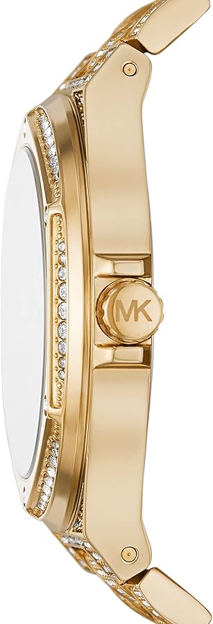 Michael Kors Lennox Three Hand Crystals White Dial Gold Steel Strap Watch For Women - MK6991 Buy Now By Michael Kors