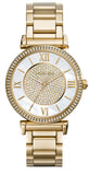 Michael Kors Catlin Mother of Pearl Dial Gold Steel Strap Watch for Women - MK3332 Buy Now By Michael Kors