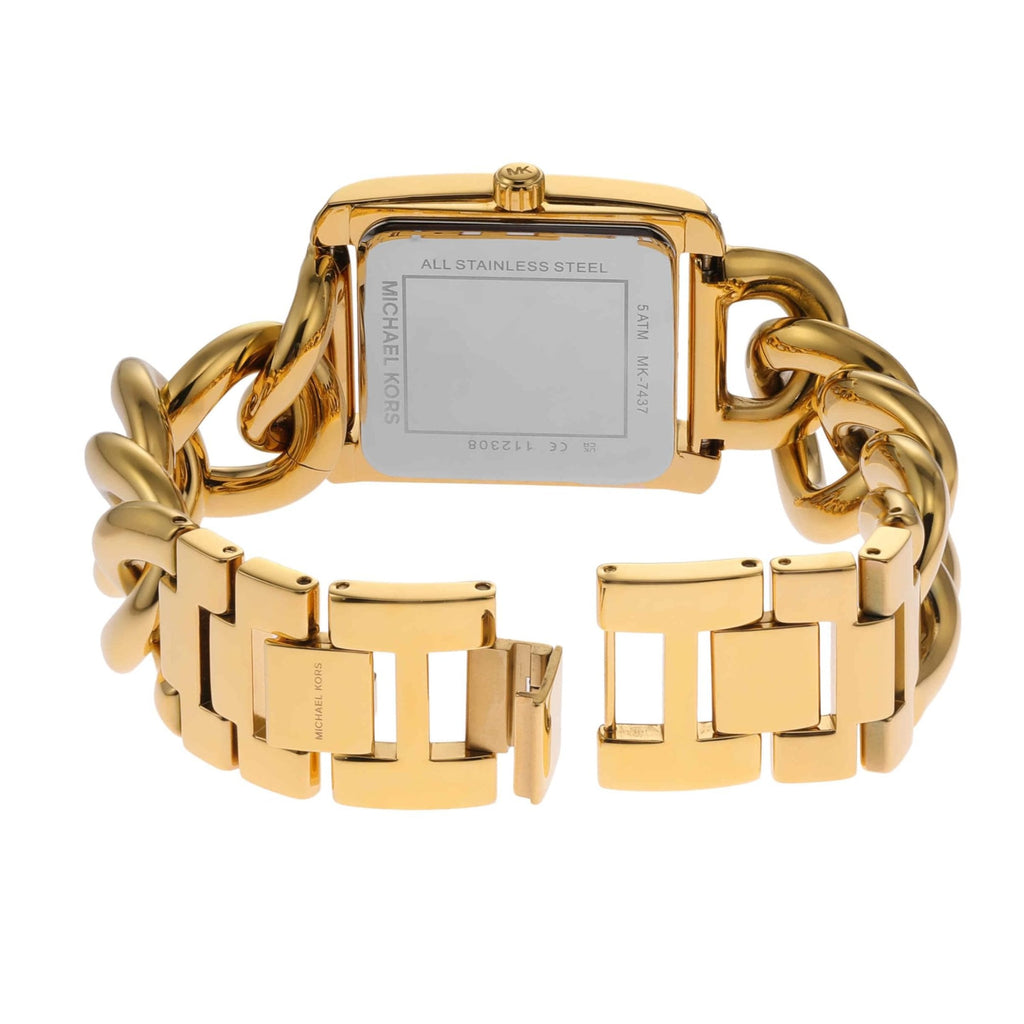 Michael Kors Emery Three Hand Leopard Print Gold Dial Gold Steel Strap Watch For Women - MK7437 Buy Now By Michael Kors