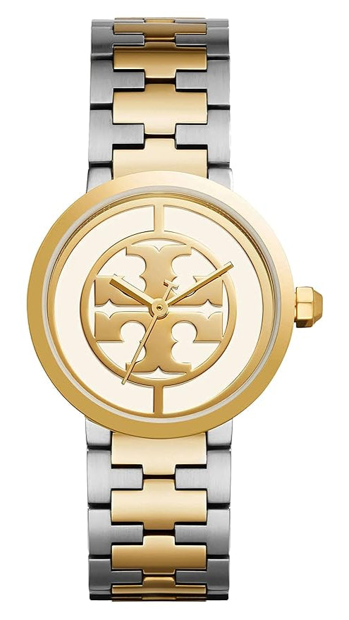 Tory Burch Reva Gold Dial Two Tone Steel Strap Watch for Women - TBW4027 Buy Now By Tory Burch