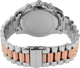 Michael Kors Lexington Chronograph Rose Gold Dial Two Tone Steel Strap Watch For Women - MK7219 Buy Now By Michael Kors